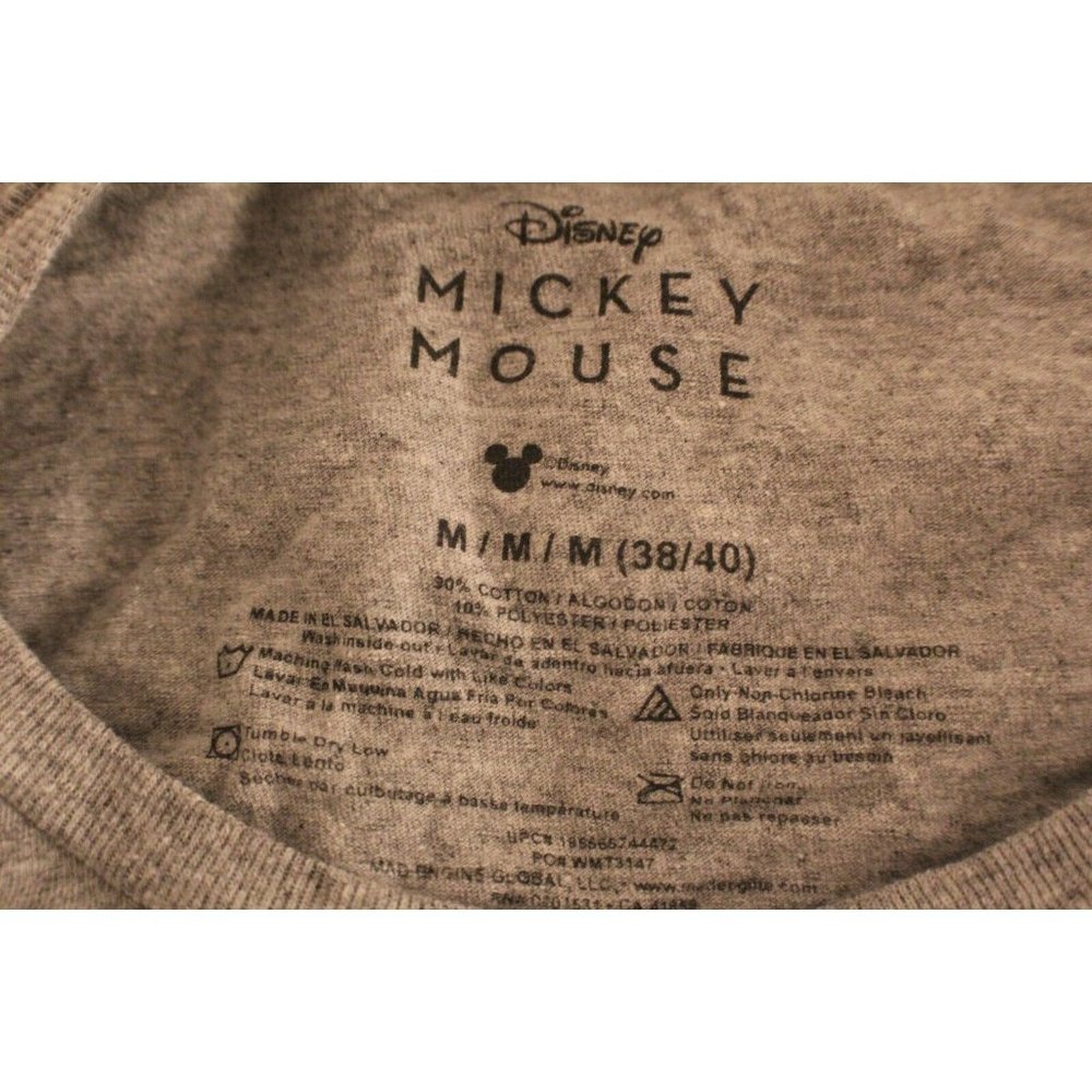 Mickey Mouse Shirt Disney Brand Size M - Picture 4 of 4
